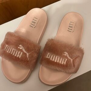 Puma Fenty Women's Blush Fur Slides